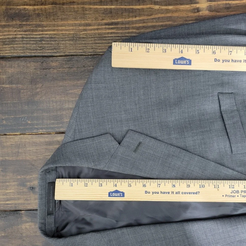 Lauren Ralph Lauren Men's Sport Coat Blazer Two Button Gray Sharkskin‎ Wool 50R